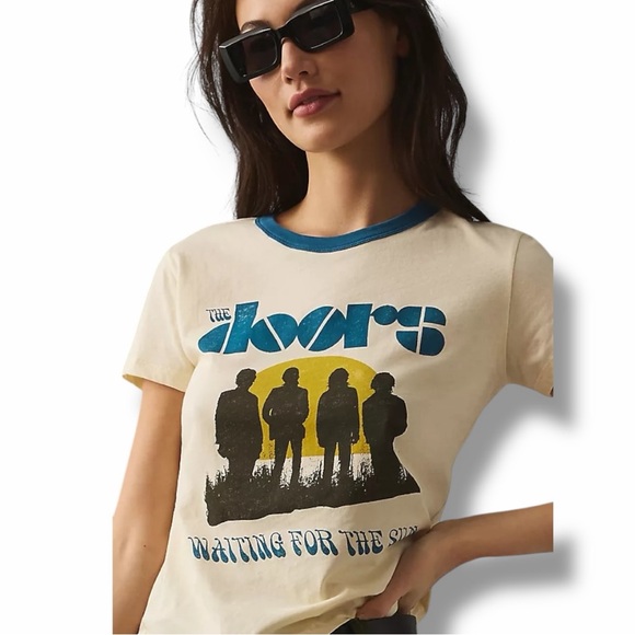 Anthropologie Tops - Anthropologie Letluv The Doors Ringer Tee